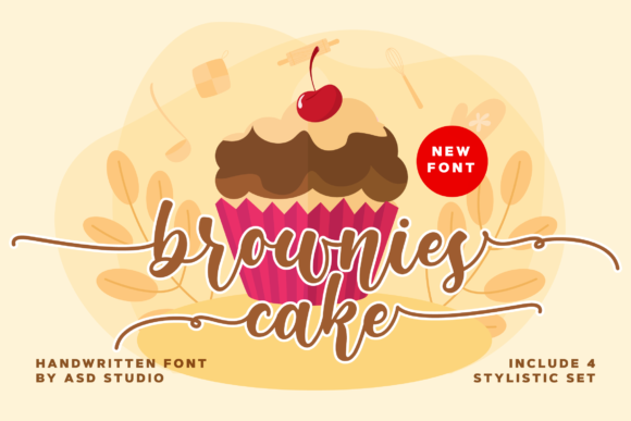 Brownies Cake: A Timeless Handwritten Font