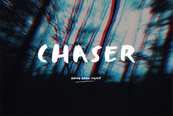 Chaser: A Trendy Display Font for Creative Projects