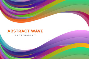 Colorful Wave Background: A Dynamic Gradient Template for Modern Design