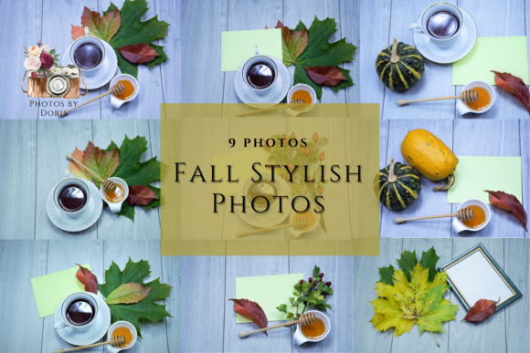 Fall Stylish Photo Mini Bundle, Flat Lay: A Simple Way to Showcase Your Art
