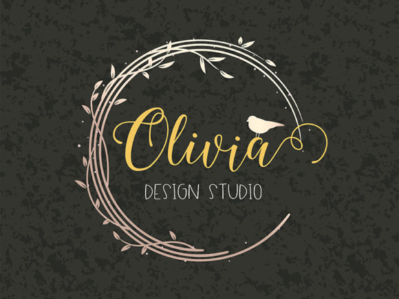 Grow Your Beautiful Brand with Bird Branches Personal Logo Olivia