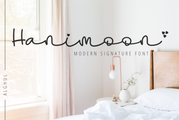 Hanimoon: A Handwritten Font That Brings Charm and Elegance to Every Design