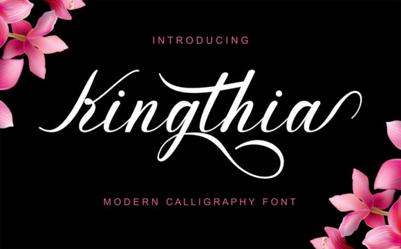 Kingthia: A Unique Script Font for Creative Expression