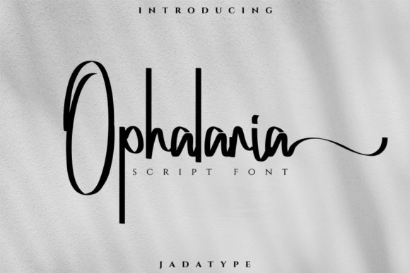 Ophalaria: A Modern Script Font for Elegant Design