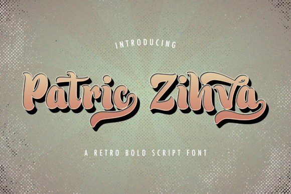 Patric Zihva: A Bold Retro Script for Creative Expression