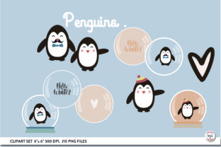 Penguins Clipart Set: A Versatile Addition for Creative Projects