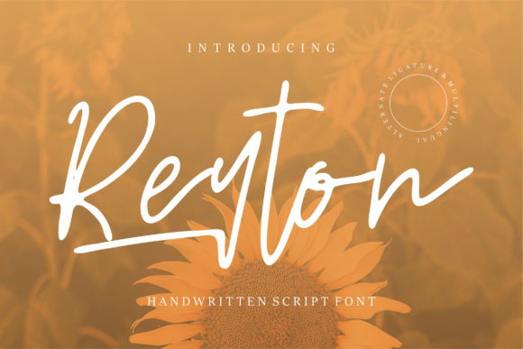 Reyton: A Timeless Handwritten Script for Creative Expression