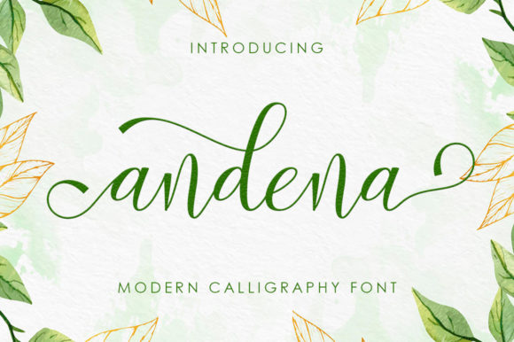 The Timeless Elegance of Andena: A Handwritten Font for Every Design