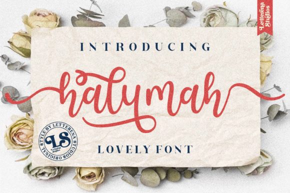 The Timeless Elegance of Halymah: A Handwritten Font for Modern Design