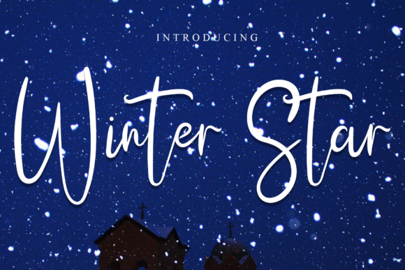 Winter Star: A Handwritten Font for Elegant Design