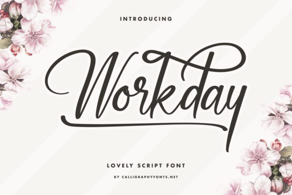 Workday: A Handwritten Font That Brings Personality to Every Design